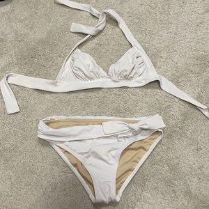 JCREW Classic White Bikini